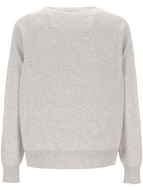 crew-neck mélange jumper TOM FORD | KCL024YMW040S24IG014